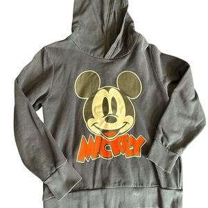 H&M Gray Hoodie with Mickey Mouse Design